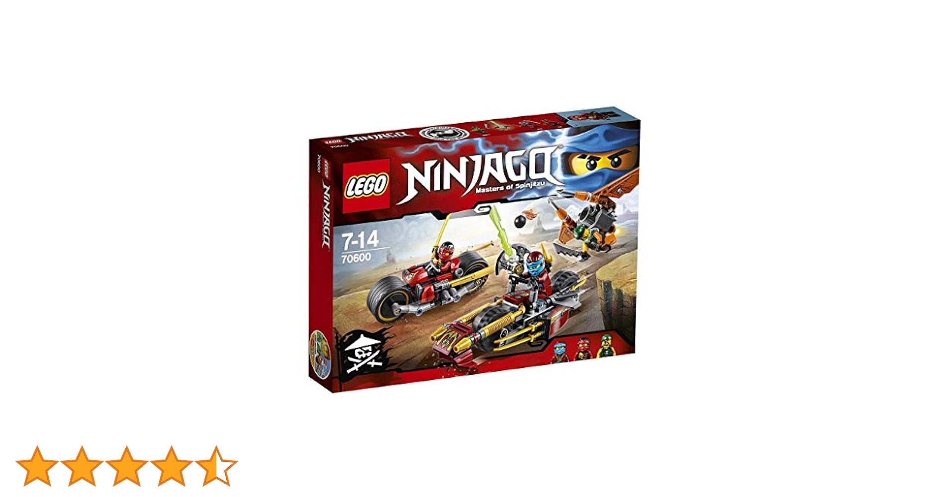 DISCO - #70600 LEGO Ninja Bike Chase [Ninjago], Building